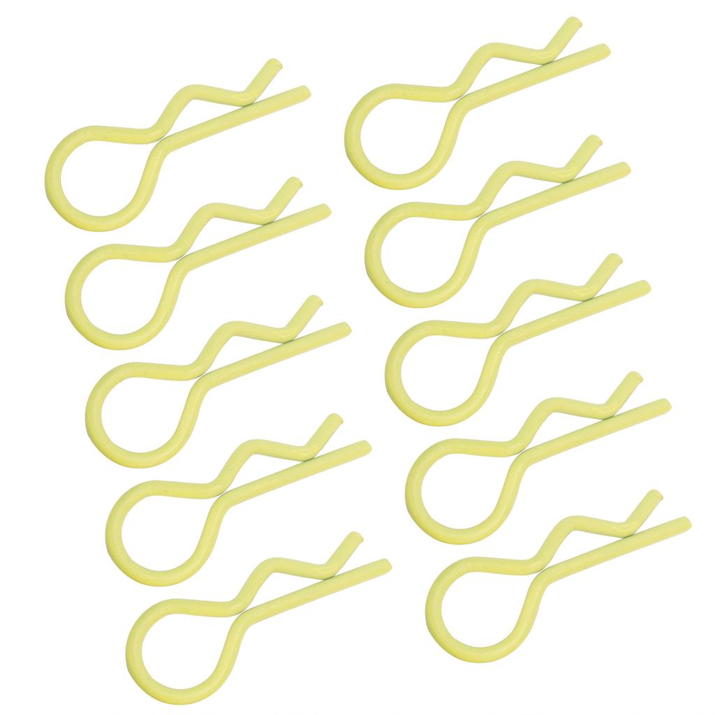10Pcs RC Car Shell Clip RShape Metal Body Clips Pins for 1 5 1 6 1 8 1 10 RC Car