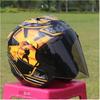 Summer Season Women and Men Helmet Half Helmet Motorcycle Capacete Safety Helmet Golden Bodyguard Helmet Casque ECE Approved