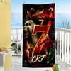 Crz Football Legends Beach Towel Super Soft & Absorbent Comfortable Lightweight Suitable for Swimming, Gym, Camping, Yoga Vacation