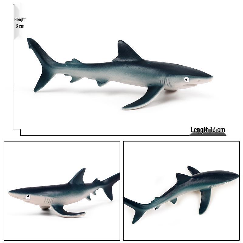 Children's Marine Life Simulation: Shark & Whale Models - Great White, Zebra, Tiger Shark Toys & Ornaments