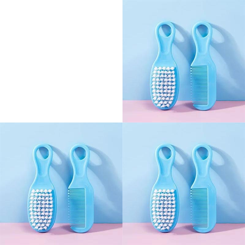 1/2/4Set Baby Hairbrush Comb Portable Newborn Infant Toddlers Soft Hair Brush Head Massager Comb Set Baby Kid Hair Care Supplies
