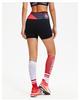 Women's Fashion Printed Compression Running Shorts with Pockets, Quick-Drying, Full Waist Fit.