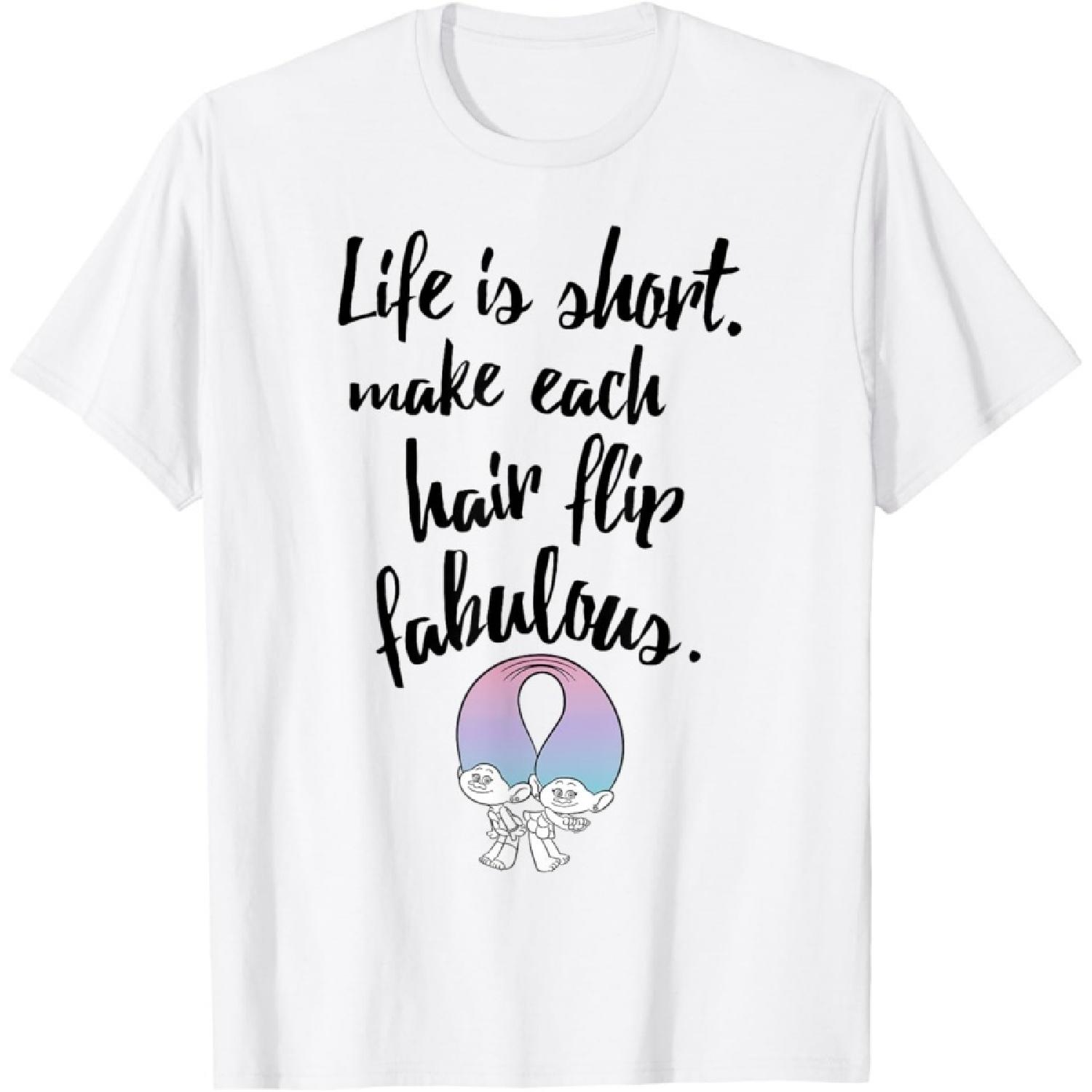 DreamWorks Trolls Hair Flip T-Shirt XXXXXL белый