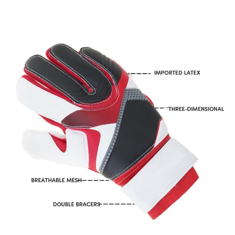 Goalkeeper Gloves, Football Glove Goalkeeper Gloves with Fingersave Goalie Gloves Breathable Football Goalkeeping Gloves