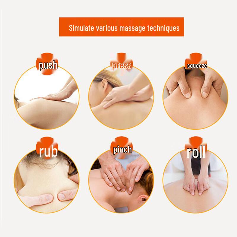TaiChang 6D Kneading Neck and Shoulder Massage Shawl CN plug (adapter included)