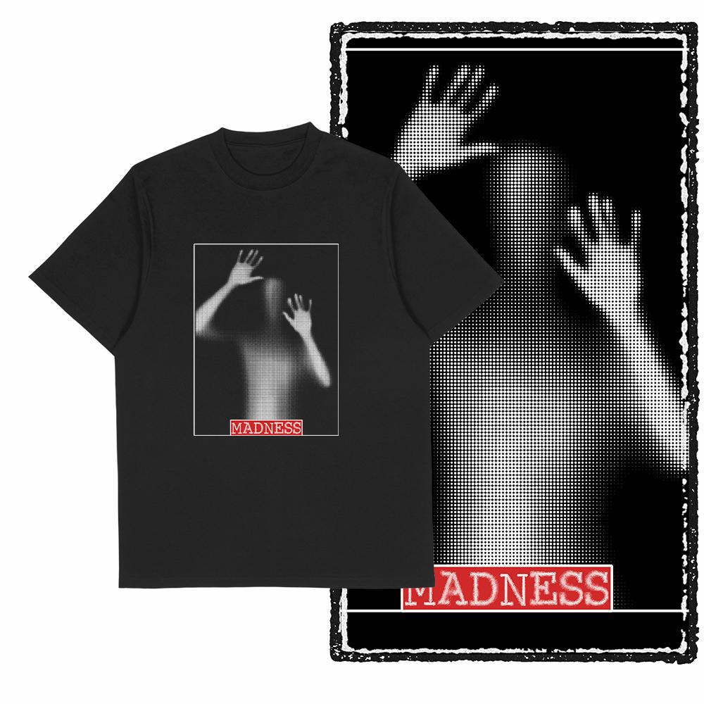 Summer Classic Hip-Hop Fashion Pattern Printed Men's Short-Sleeved Cotton Round-Neck Loose, Casual And Breathable T-Shirt Top