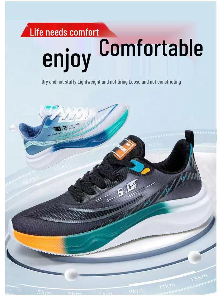 Men's Autumn Leather Casual Sneakers - Trendy, Simple Design for Walking and Shopping
