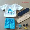 Wooden Fingerboard Set with Finger Pants & Bicycle Toy