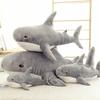 Cute Shark Pillow Plush Toy Great White Shark Cushion Bedroom Decoration Doll Birthday Gift