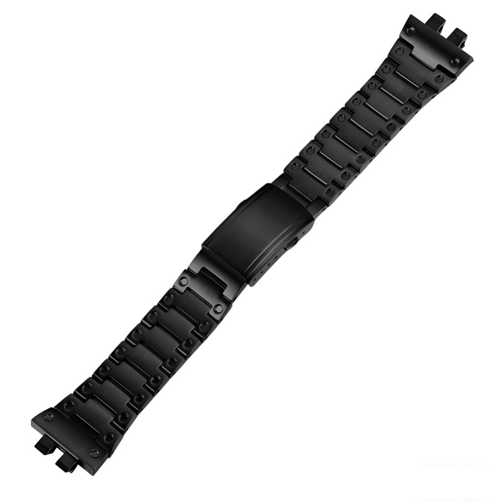 Tyqzor Compatible Stainless Steel Convex Bracelet Watch Premium Replacement Band G-SHOCK GMW-B5000 / GM-B2100 Strap,