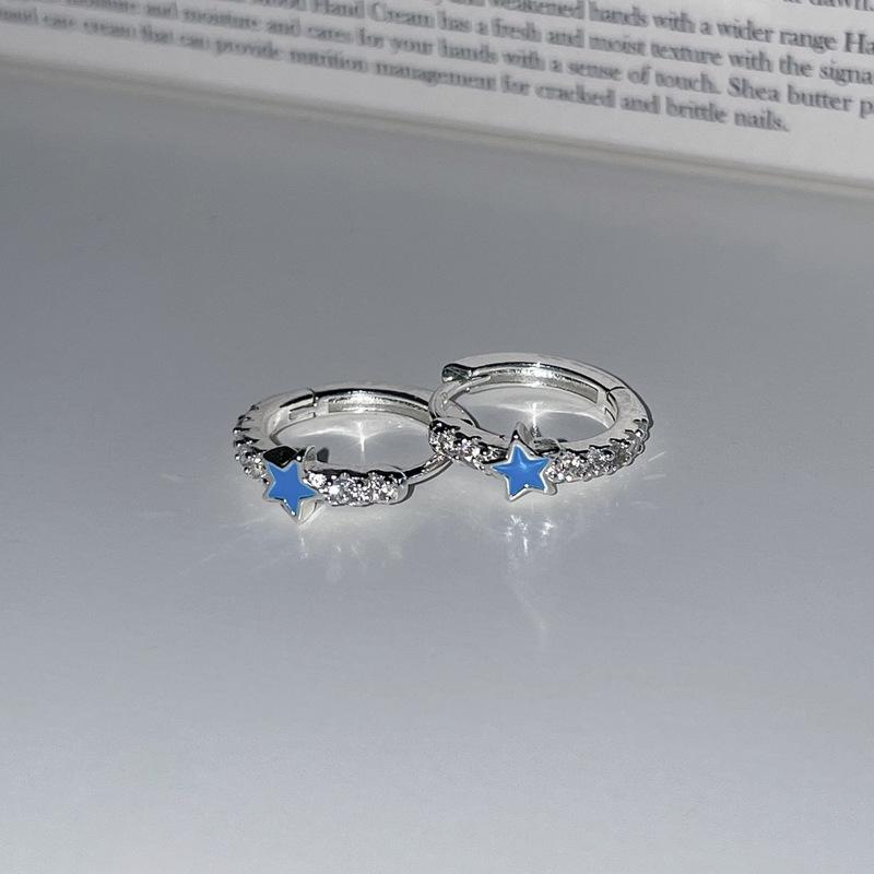 

Дофамінові барвисті сережки-пентаграми з емаллю, зірками, що нашаровуються, вітряні сережки, нішеві, темпераментні, для гострої дівчини, сережки для подруг, атмосфера, назад до школи