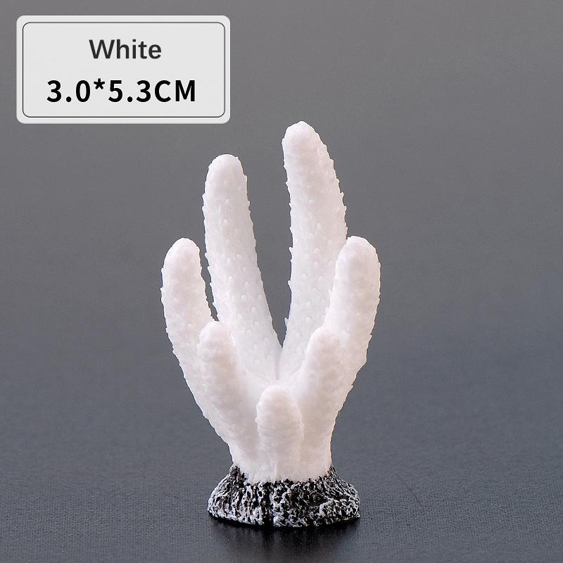 Colorful Mini Artificial Coral Cute Ornamental Fish Gifts Aquarium Decor Multicolor Resin Fashion Diy Art Craft Fish Tank Decora
