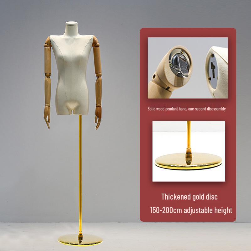 Korean Women's Clothing Store Mannequin: Pendant Arm Flat Shoulder Display Stand