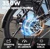 Ebike 2025 nový RANDRIDE YA20 350W 48V 12.8AH.CST skládací horské terénní městské elektrokolo