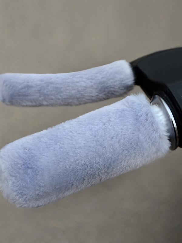 Universal Winter Plush Electric Scooter Handlebar Gloves - Warm, Anti-Freeze Cover for E-bike, Bicycle, and Three-Wheeler