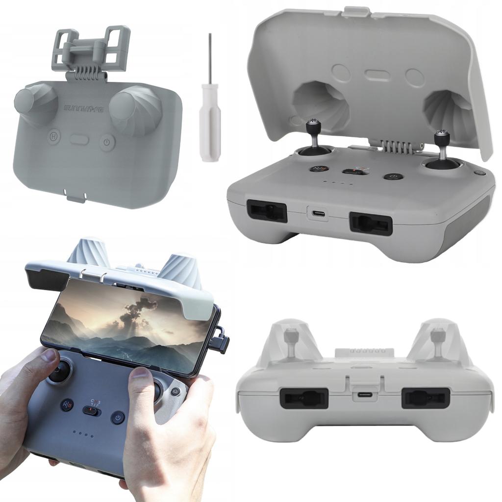 2-in-1 Sunshade Protective Cover for DJI RC-N1/N2 Controller - DJI Mini 3/4 Pro/Air 2/3/Mavic 3 Pro
