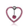 Steel Gifts Party Bar Hollow Body Jewelry Belly Piercing Love Navel Ring Belly Button Ring