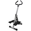 Stepper W/ Handle Hand Grip Workout Fitness Machine For Fitness Aerobic Exercise Home Gym Grey