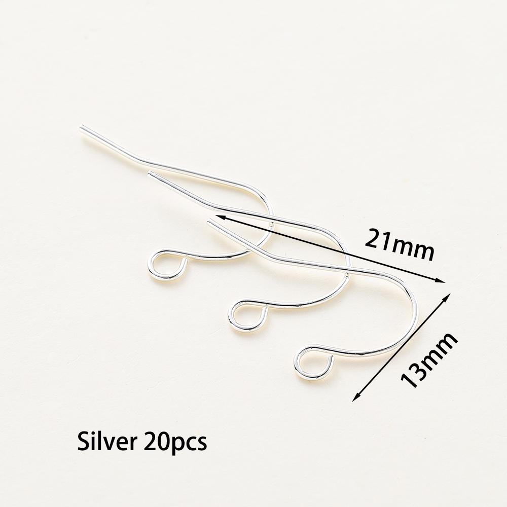 20 Stück/Los 6 Stile 14K 18K Vergoldete Ohrhaken mit Ohrbügel Ohrhaken Ohrringverschlüsse Zubehör für DIY Schmuckherstellung