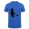 PENGUIN LINUX UBUNTU OZF T Shirt Men Streetwear Casual Loose Short Sleeve Round Neck Cotton Funny Tshirt Summer Tops Tee Tshirt