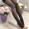 Black Shiny Pantyhose Women's Spring Silver Shiny Polka Dot Leggings Y2k Sexy Tights Lady Slim Pantyhose Women's Clothes