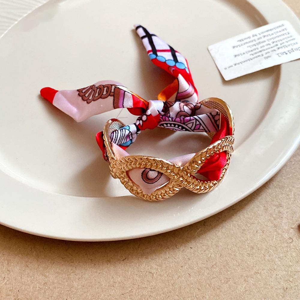 Exaggerated Ethnic Style Wristband Europe American Style Bohemian Scarf Bangle  Decoration