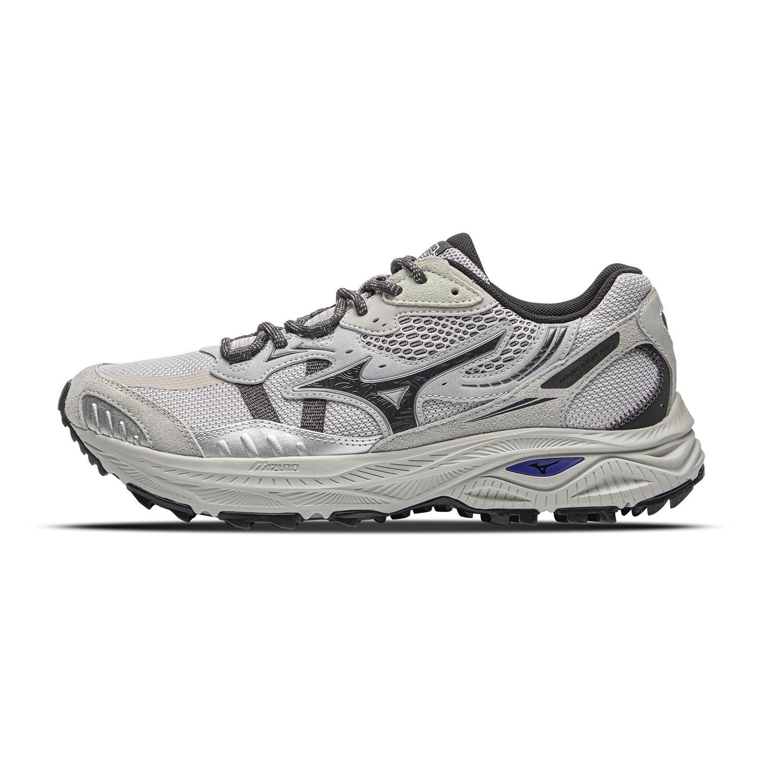 

Mizuno Racer Adv Спортивные кроссовки для улицы Прочные Нескользящая Толстая подошва Удобные Низкие Беговые кроссовки Унисекс Сникер Светло-серый D1GH241222 36