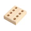 Solid Wood Pliers Storage Rack For Workshop Tool 8/12/19Holes Sturdy Construction NonSlip Base Durability Wood Build
