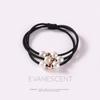 Korean High Elasticity Pearl Beaded Hair Tie - Versatile Three-in-One Hair Ring