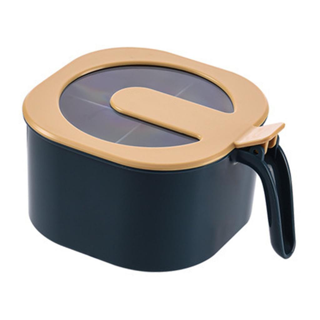 4 Compartment Seasoning Box Multipurpose Portable Dustproof Sealing Spice Storage Container with