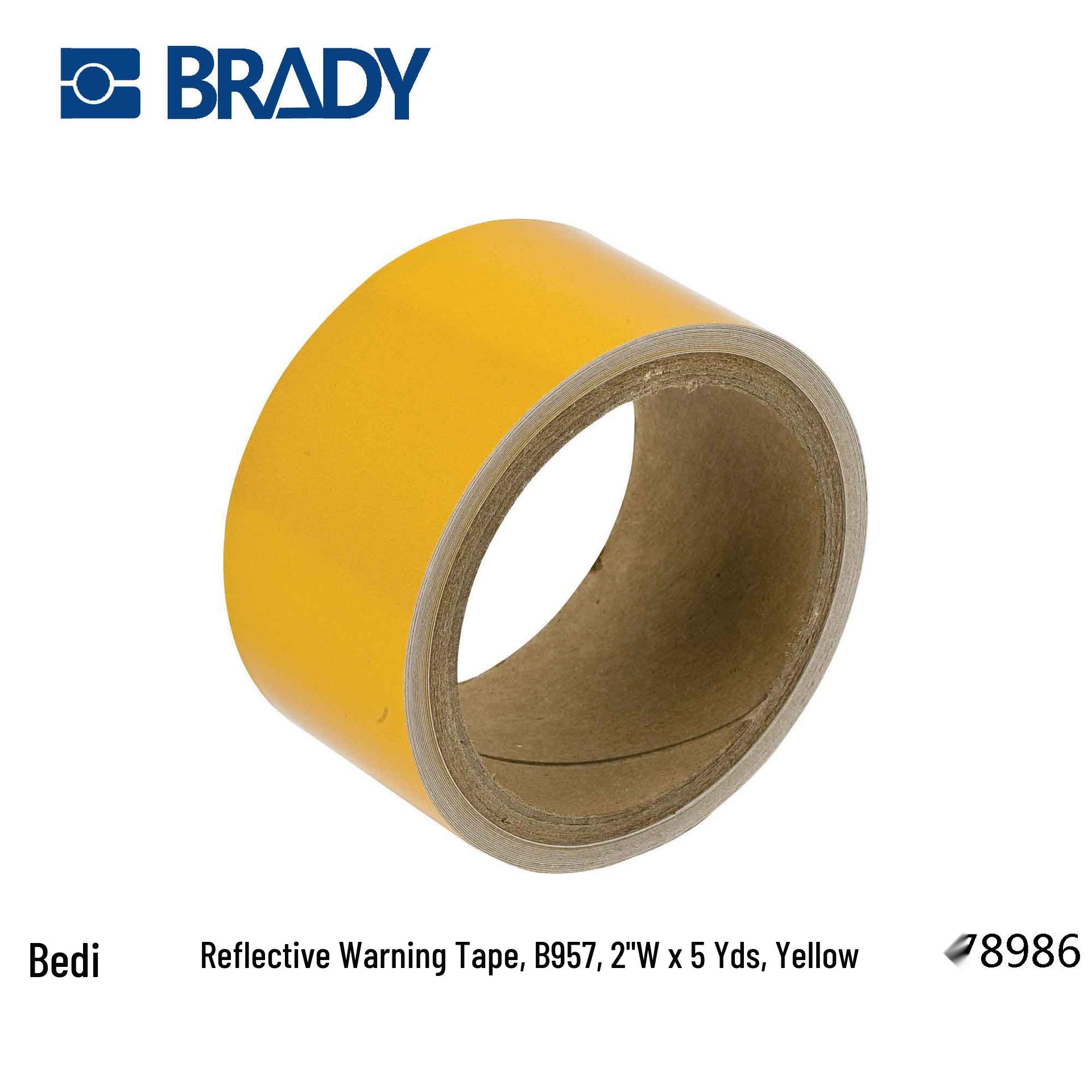 Beddy Reflective Safety Tape 78987 - Waterproof & Oil-Proof Warning Line