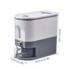 Rice Bucket Sealable Rice Dispenser Large Sealed Grain Container Cereal Organizer Household Cereal Dispenser Bucket With Time