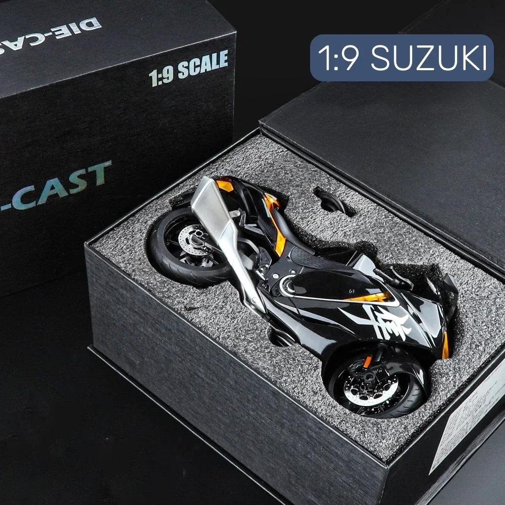 1:9 Suzuki Hayabusa 2025 GSX-1000R Alloy Scale Motorcycle Model Diecast Metal Static Collection Gift BoxAlloy Motorcycle Model