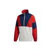 Adidas Originals Jackets Men's Bright Red Stand Collar Moderate Straight Fit FM2201