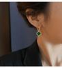 Green Clover Earrings for Women