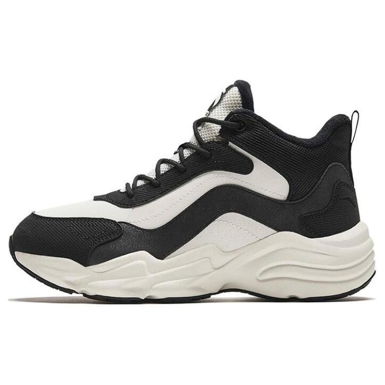 (WMNS) ANTA Life Series Sneakers High Black White Women s 922358984-4 EU 38