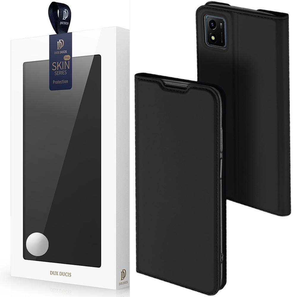 Dux Ducis Skin Pro Kabura Etui Pokrowiec Z Klapką Vivo Y01 / Y15S / Y15A Czarny