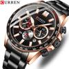 Luxury Business Multifunctional Mens Watches Quartz Chronograph Classic Fashion Luminous Wristwatches Reloj Hombre