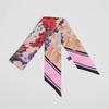 Summer scarf hairband for women with versatile kidnapping long streamers elegant fashionable narrow strips tied with small scarf