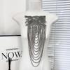 Uniform Sequins Bead Embroidery Studs Tassels Shoulder Patches Retro Beaded Shoulder Wrap Wedding Dress