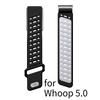 Compatible For Whoop 4.0/Whoop 5.0/Mg Sportflex Wrist Band Soft-Touch Silicone Waterproof And Sweatproof Replacement Band
