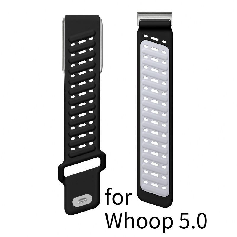Compatible For Whoop 4.0/Whoop 5.0/Mg Sportflex Wrist Band Soft-Touch Silicone Waterproof And Sweatproof Replacement Band