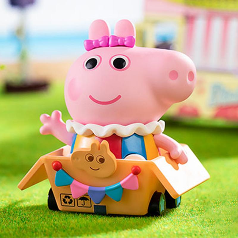 POP MART Piglet Peppa Pig Playtime Collection Blind Box Products, Single Mystery Box