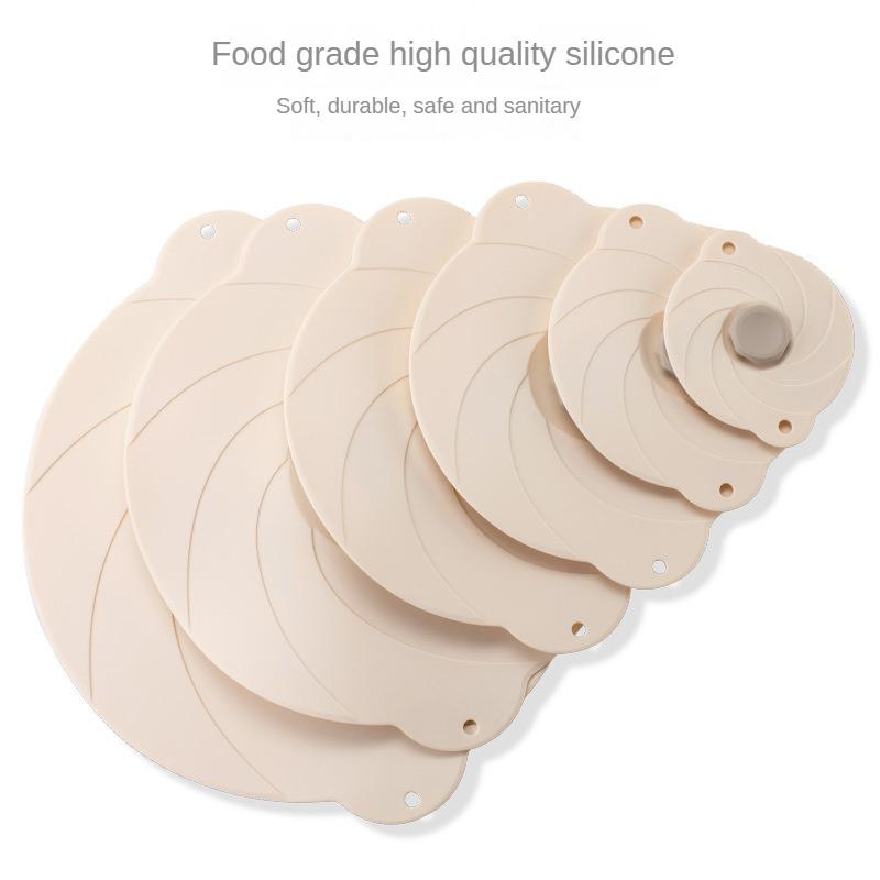 Silikon Saugdeckel Mikrowellen Hitzebeständige Abdeckung Wrap Schüssel Dosen Deckel Vakuumversiegelung Stretch Verschlussdeckel Kochgeschirr