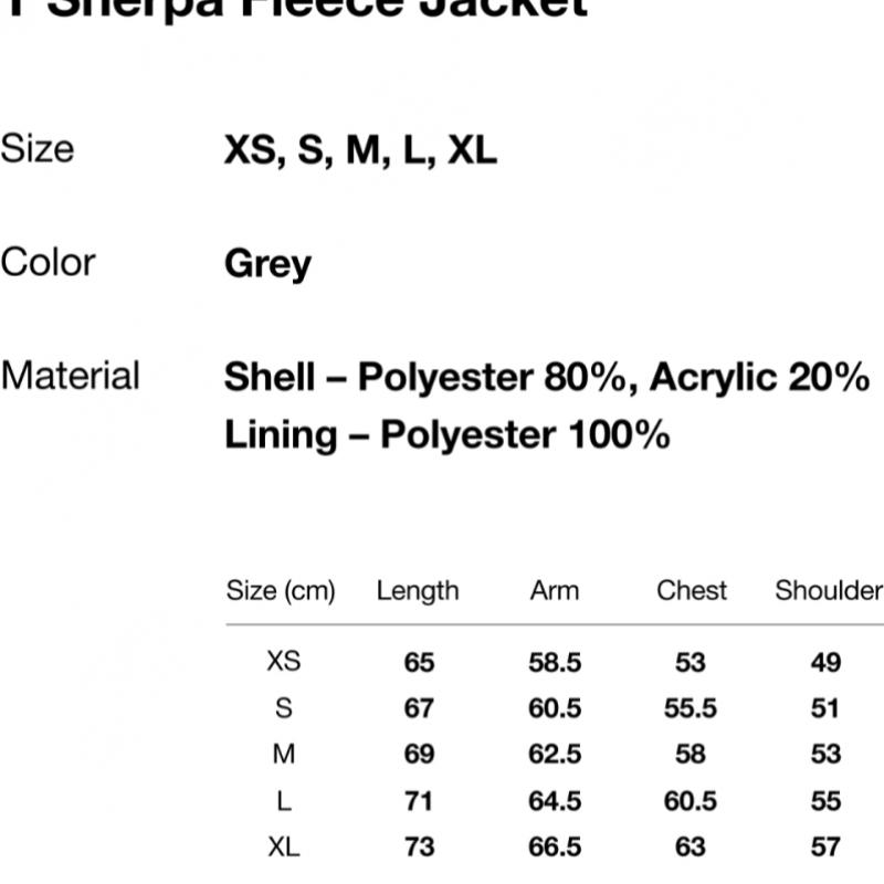 ThIs Is Never ThaT T Sherpa Fleece jas Grijs
