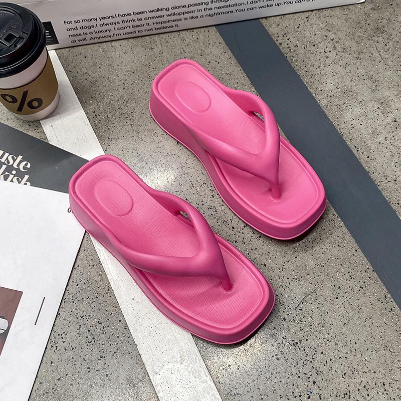 Flip-flops pinch feet casual slippers women's versatile outer wear new women's sandals bathroom