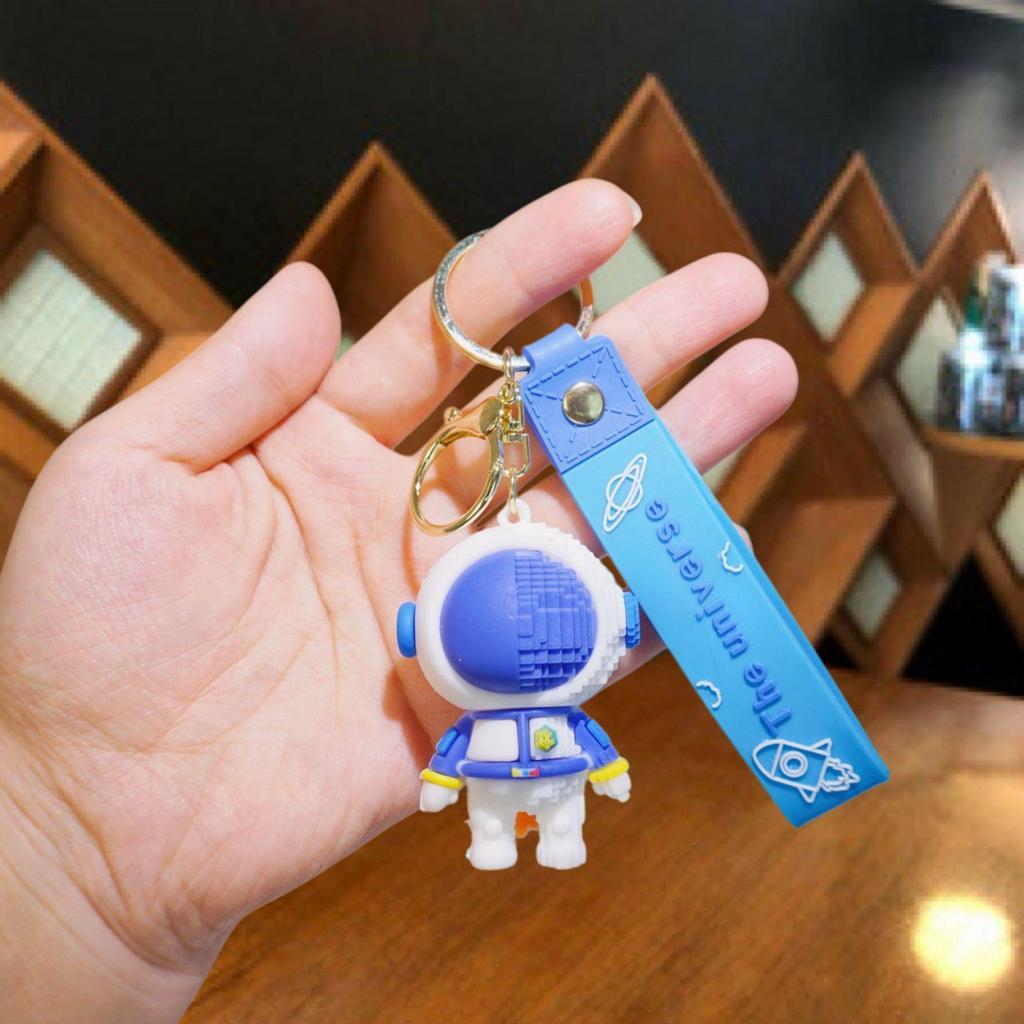 Astronaut Pendant Couple Keychain Bag Charm for Valentine's Day Gift