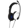 PDP - Casque gaming filaire LVL40 pour PS4 et PS5 - Blanc