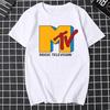 Mtv Music Television Graphic Tshirt Women Funny Men Clothing Fashion Hip Hop Tv T Shirt Plus Size 100%Cotton Unisex Tshirt
