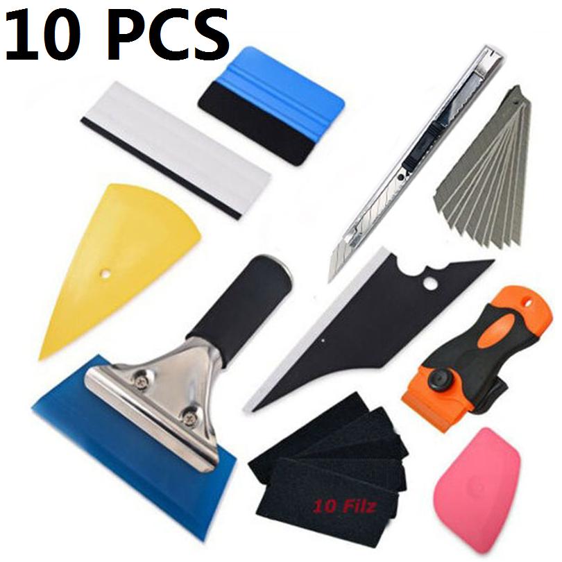 12Pcs Car Wrap Vinyl Scrapers High Quality Car Wrapping Tools Kit Profession Window Tinting Car Gadgets Universal Accessories